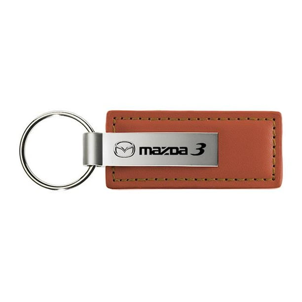 Mazda 3 Brown Leather Key Ring Mazda 3 Brown Leather Key Ring